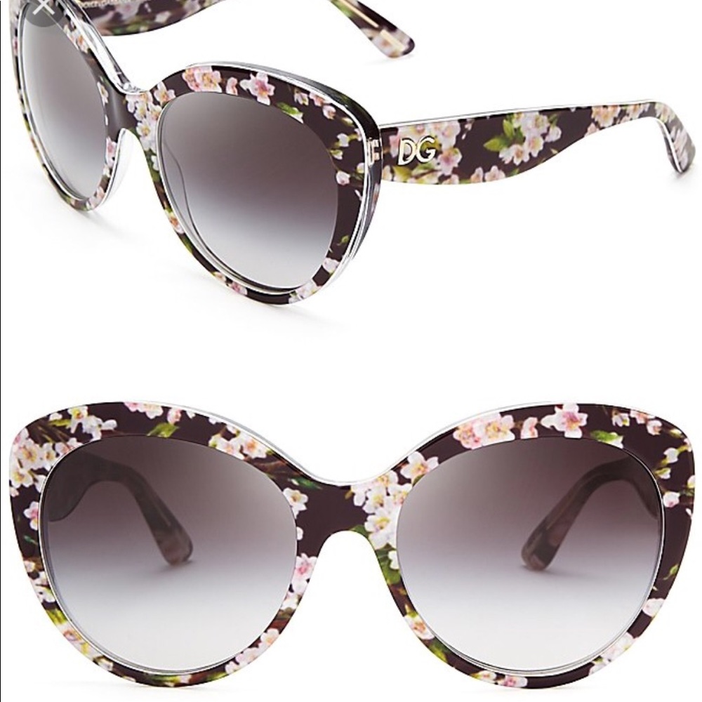 Dolce & Gabanna floral cat-eye sunglasses